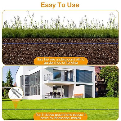 656FT 0.43in Copper Dog Fence Boundary Wire, Durable Replacement Wire for GPCT2529 Dog Fence System