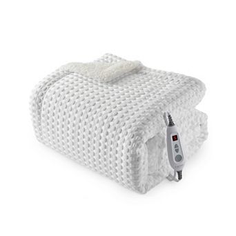 Electric Throw Blanket Heated Blanket,Waffle Weave Electric Blanket Fast Heating,ETL Certified