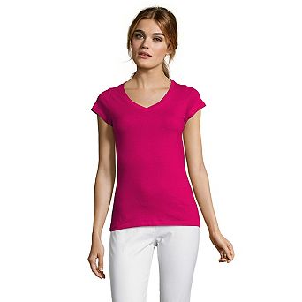 SOLS Womens/Ladies Moon V Neck T-Shirt