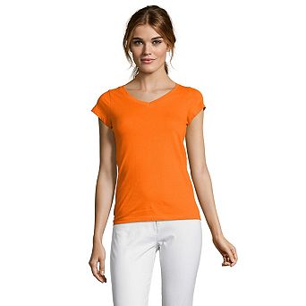 SOLS Womens/Ladies Moon V Neck T-Shirt