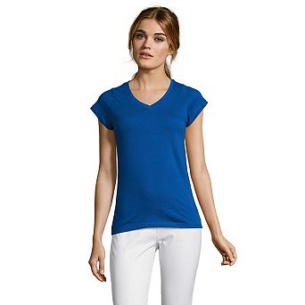 SOLS Womens/Ladies Moon V Neck T-Shirt