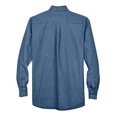 Harriton Long Sleeve Denim Shirt