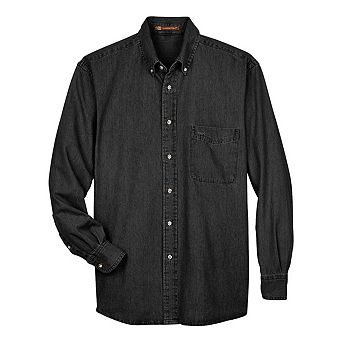 Harriton Long Sleeve Denim Shirt