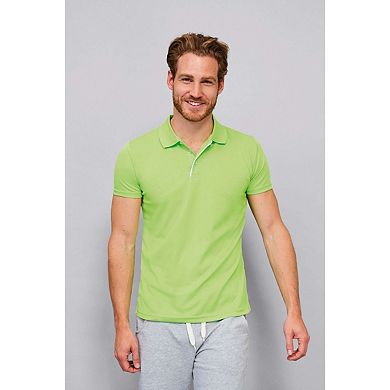 SOLS Mens Performer Short Sleeve Pique Polo Shirt