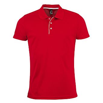 SOLS Mens Performer Short Sleeve Pique Polo Shirt