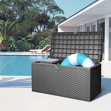 80-Gallon Water Resistant Deck Box