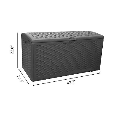 80-Gallon Water Resistant Deck Box