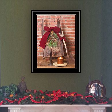 LOVMOR Let Christmas Live Billy Jacobs Ready to Hang Framed Print Black Frame