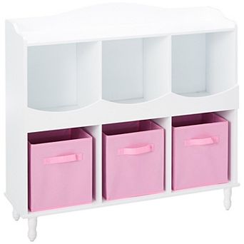 King's Brand 6 Cubby Storage Cabinet