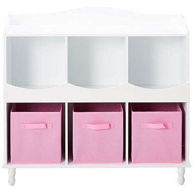 King's Brand 6 Cubby Storage Cabinet