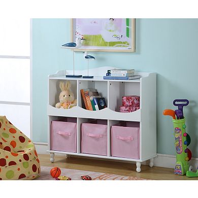 King's Brand 6 Cubby Storage Cabinet