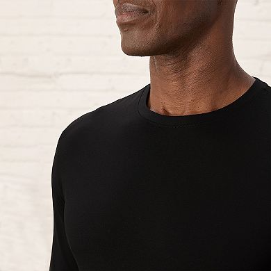 Luxe Stretch Jersey Slim Long Sleeve Tee