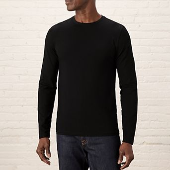 Luxe Stretch Jersey Slim Long Sleeve Tee