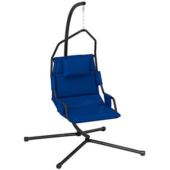 Outsunny Hanging Hammock Swing Chair with PA Coating Cushion,