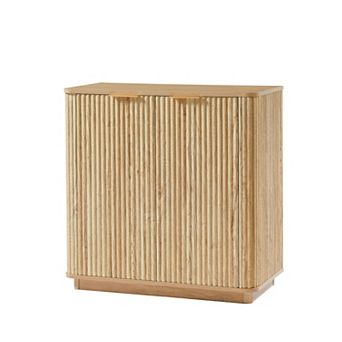 31.5'' Buffet Cabinet Sideboard with Storage Curved wave for Bedroom, Living Room