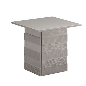 Kings Brand Furniture Madison Modern Pedestal Base Wood End Table