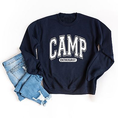 Camp Enthusiast - Women's Graphic Sweatshirt