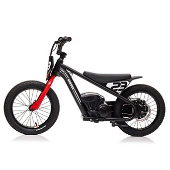 16” Kids Electric Dirt Bike, 360W Motor, Adjustable Speeds 6.84-15.53 MPH, 24V Detachable Battery