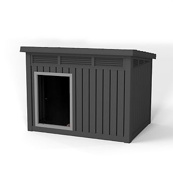 EasyUp Indoor Dog House with Hydraulic Lift Roof Pet Shelter