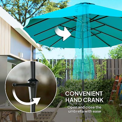 Outsunny 13ft Extra Large Patio Umbrella, UPF30+ Double Umbrella