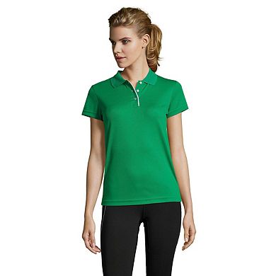 SOLS Womens/Ladies Performer Short Sleeve Pique Polo Shirt