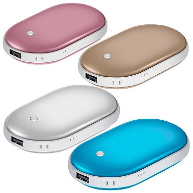 Rechargeable Hand Warmer 5000mAh Portable Power Bank & Double-Sided Pocket Heater