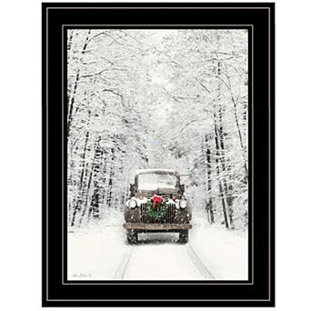 LOVMOR Decor 4U Antique Christmas Framed Wall Art Lori Deiter