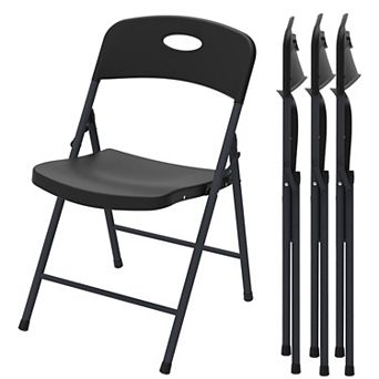 Versatile Folding Chairs for Patio Picnic Parties Padded Seat Sturdy Frame