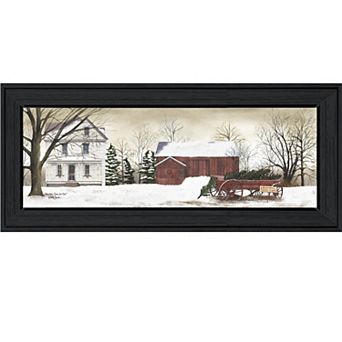 LOVMOR Christmas Trees for Sale Billy Jacobs Ready to Hang Framed Poster Black Frame