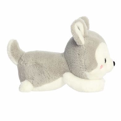 Aurora Medium Gray Playful Stuffed Animal 9" Hugo Husky Too Cute