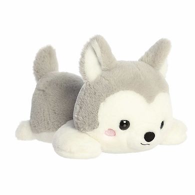 Aurora Medium Gray Playful Stuffed Animal 9" Hugo Husky Too Cute