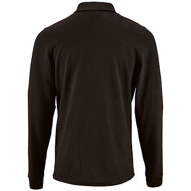 SOLS Mens Perfect Long Sleeve Pique Polo Shirt