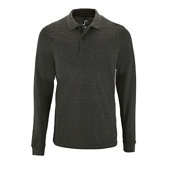 SOLS Mens Perfect Long Sleeve Pique Polo Shirt