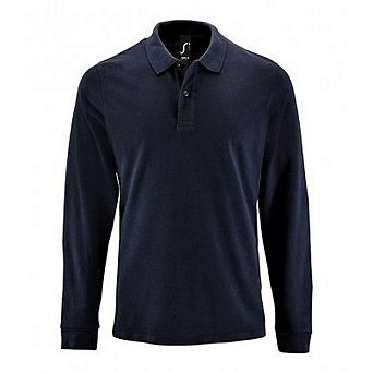 SOLS Mens Perfect Long Sleeve Pique Polo Shirt