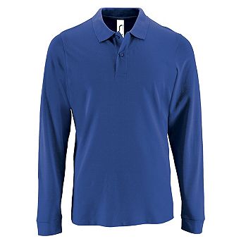 SOLS Mens Perfect Long Sleeve Pique Polo Shirt