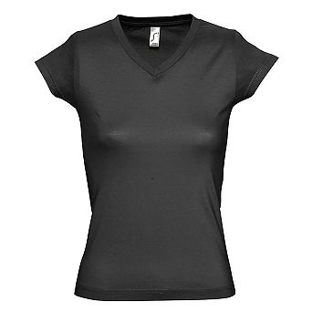 SOLs Womens/Ladies Moon V Neck Short Sleeve T-Shirt