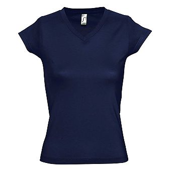 SOLs Womens/Ladies Moon V Neck Short Sleeve T-Shirt