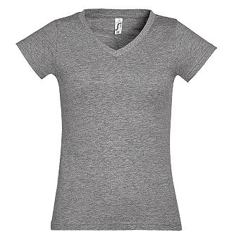 SOLs Womens/Ladies Moon V Neck Short Sleeve T-Shirt