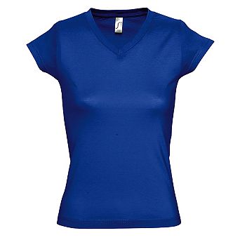 SOLs Womens/Ladies Moon V Neck Short Sleeve T-Shirt
