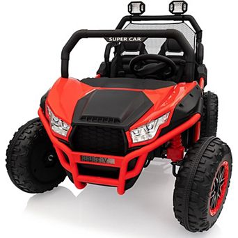 24V Kids Electric 2-Seater UTV Off-Road Car with Dual 200W Motor,Parental Remote Control for Ages 3+