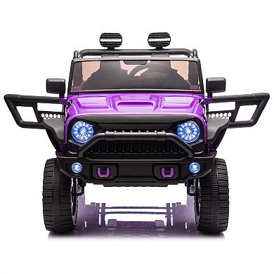 Whisen 24V Two-Seater Kids Electric Ride-On Truck Car with Parents Control