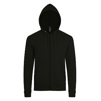 SOLS Mens Stone Zip Up Plain Hoodie
