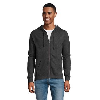 SOLS Mens Stone Zip Up Plain Hoodie