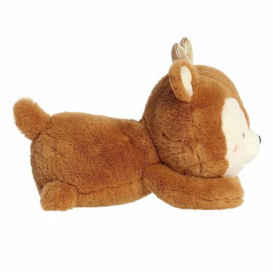 Aurora Medium Brown Festive Stuffed Animal 9" Rene Reindeer Too Cute