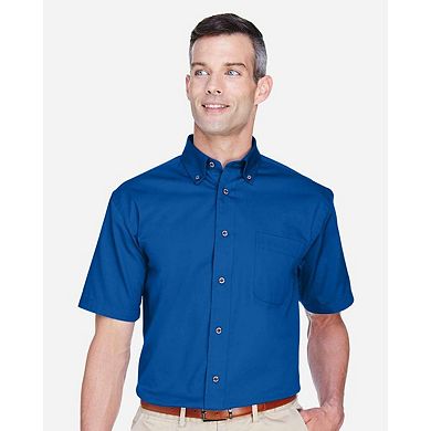 Harriton Easy Blend Twill Dress Shirt withStain-Release
