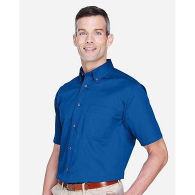 Harriton Easy Blend Twill Dress Shirt withStain-Release