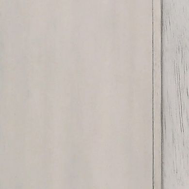 Sawz Nightstand with 3 Drawers, Charcoal Plank Top, Light Gray Wood