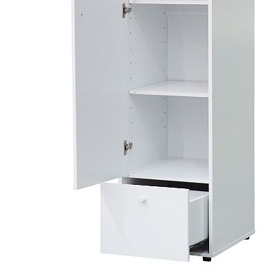Kings Brand Furniture Corry Wardrobe Armoire Closet, Tall Storage Cabinet, White