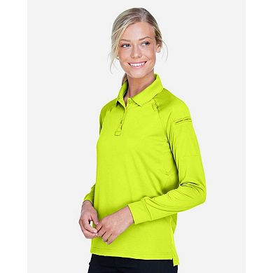 Harriton Women's Advantage Long Sleeve Tactical Polo