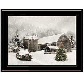LOVMOR Decor 4U Farmhouse Christmas Framed Wall Art Lori Deiter